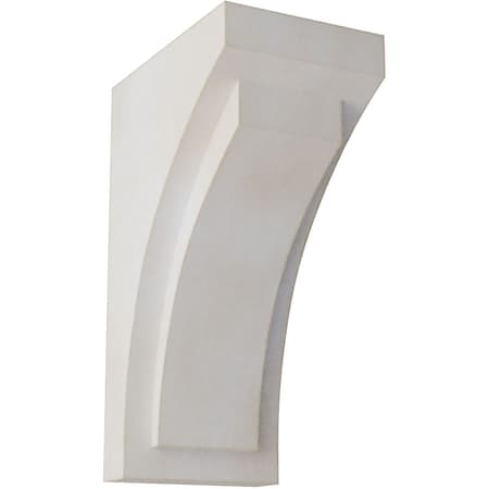 Ekena Millwork 2 1/2"W x 3 3/4"D x 6"H Mini Felix Wood Vintage Decor Corbel, Chalk Dust White CORWD02X03X06FEWH